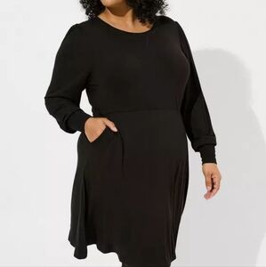 Torrid Super Soft size 2 black dress